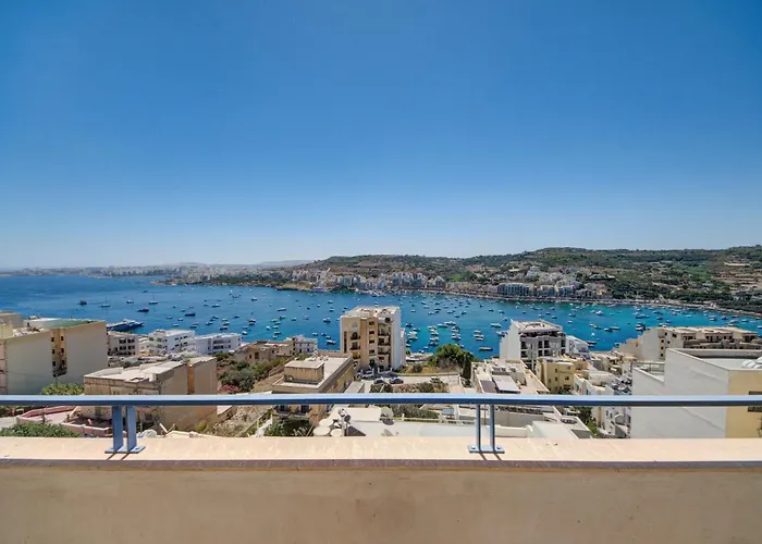 アパート Stunning 3br Xemxija With Breathtaking Views By 360 Estates