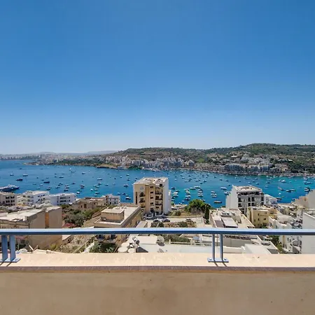 شقة Stunning 3br Xemxija With Breathtaking Views By 360 Estates